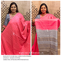 PURE TUSSER SILK SAREE YBRSTES24717 PURE TUSSER SILK SAREE YBRSTES24717