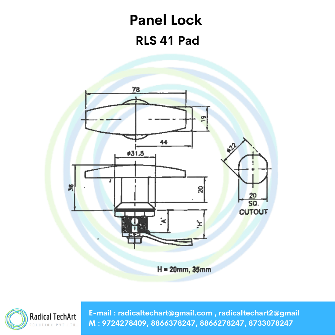 Panel Lock - RLL 09, RLL 09 K-P, RLL 09 K-C