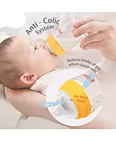 Pigeon Softlatch Glass Feeding Bottle Yellow - 240ML