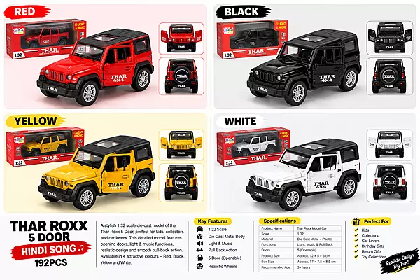 Thar Roxx 5-Door Die-Cast Model Car