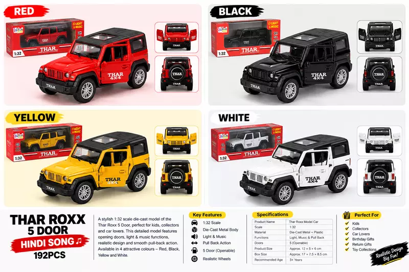 Thar Roxx 5-Door Die-Cast Model Car