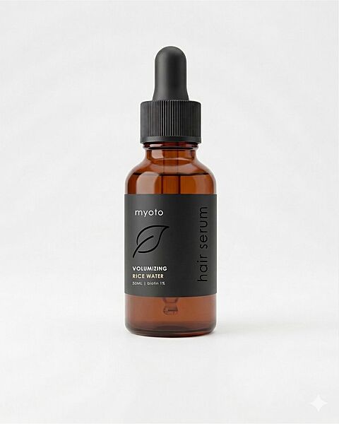 myoto volumizing hair serum - rice water & biotin | 50ml