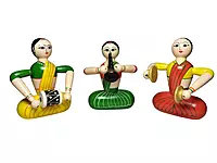 Channapatna Wooden Marriage Tabla Set