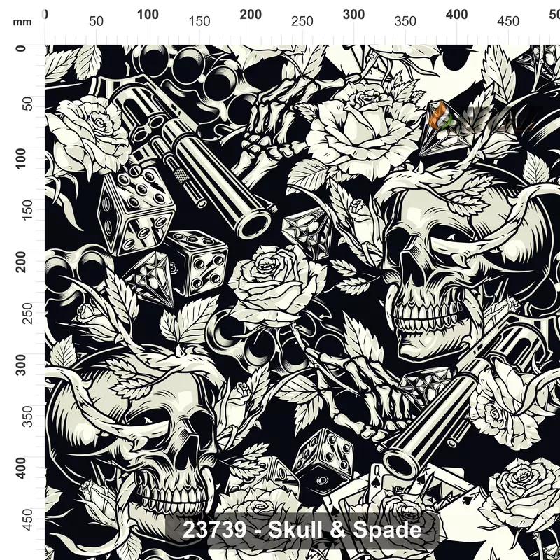 23739 Skull Spade