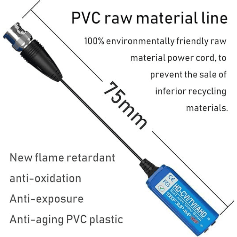 HD Passive Video Baluns – CCTV Video Transmission over UTP Cable