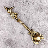 Brass Krishna Aarti Spoon