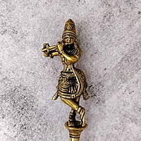 Brass Krishna Aarti Spoon
