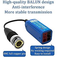 HD Passive Video Baluns – CCTV Video Transmission over UTP Cable