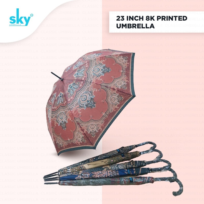 23inch Premium Printed Umbrella | (Pack of 6pcs) | INR 280/piece