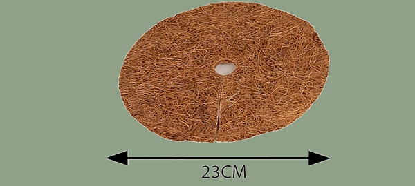 Coco Mulch Mat | Coir Mulching Disc & Rectangle Mat | Natural Coconut Fiber