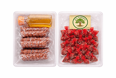 Bhairava Ashtami Diya Kit – 24 Clay Diyas with Sesame Oil & Red Cloth Black Pepper Packs