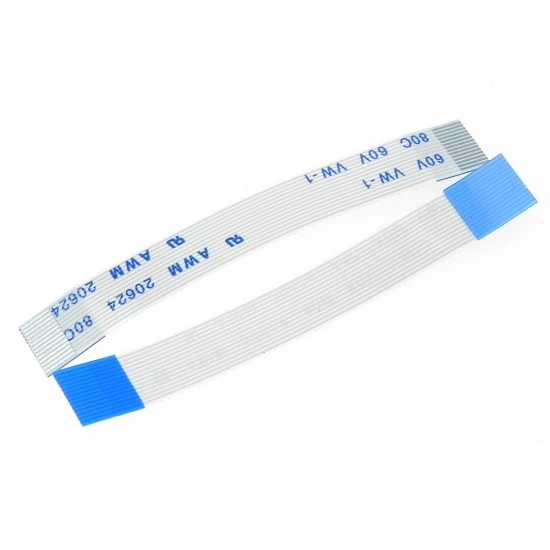 24 Pin 0.5mm Pitch 100mm Same Side Connection FFC Ribbon Flexible Flat Cable