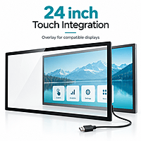 PCAP Touch Overlay 24 inch with Anti-Glare Cover Glass (USB)