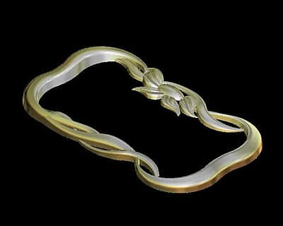 3D Carving Mirror Frame 006