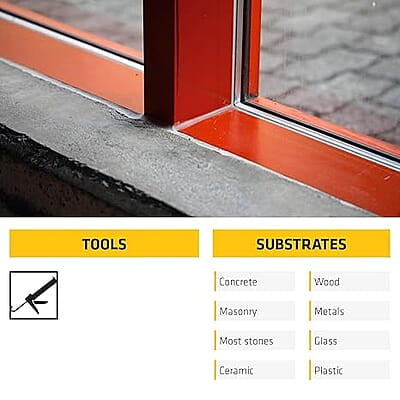 SIKA – Multipurpose sealant – Sikaflex 127 – Seals cracks and gaps –Interior/exterior use – Hybrid polyurethane-based – Easy apply – 600 ml –White