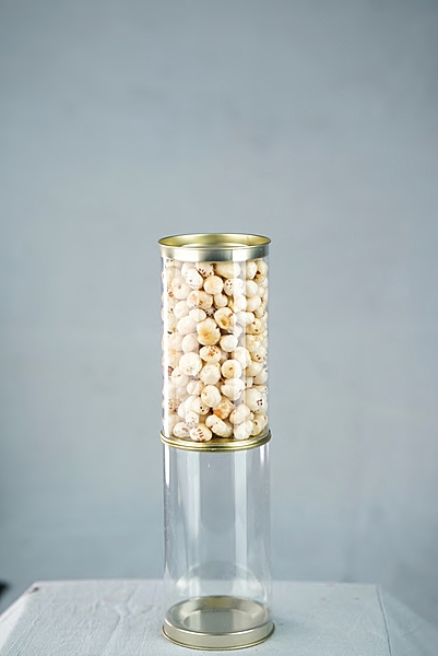 CLEAR TIN JARS- 800 ML