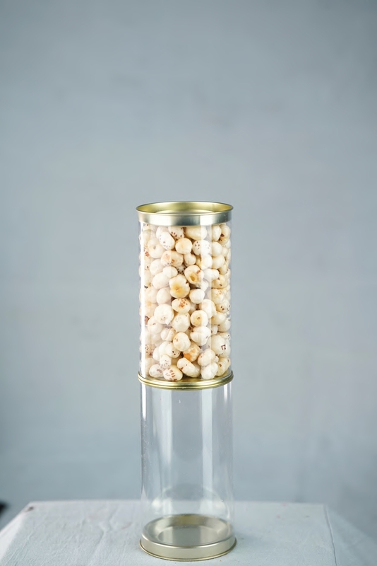 CLEAR TIN JARS- 800 ML