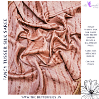 SEMI TUSSER SILK SAREE SFHSTSK23685 SEMI TUSSER SILK SAREE SFHSTSK23685