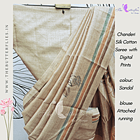 CHANDERI SILK COTTON SAREE DVFSCDS23786