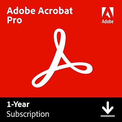 Adobe Acrobat Professional DC Annual Subs. (1yr) ESD