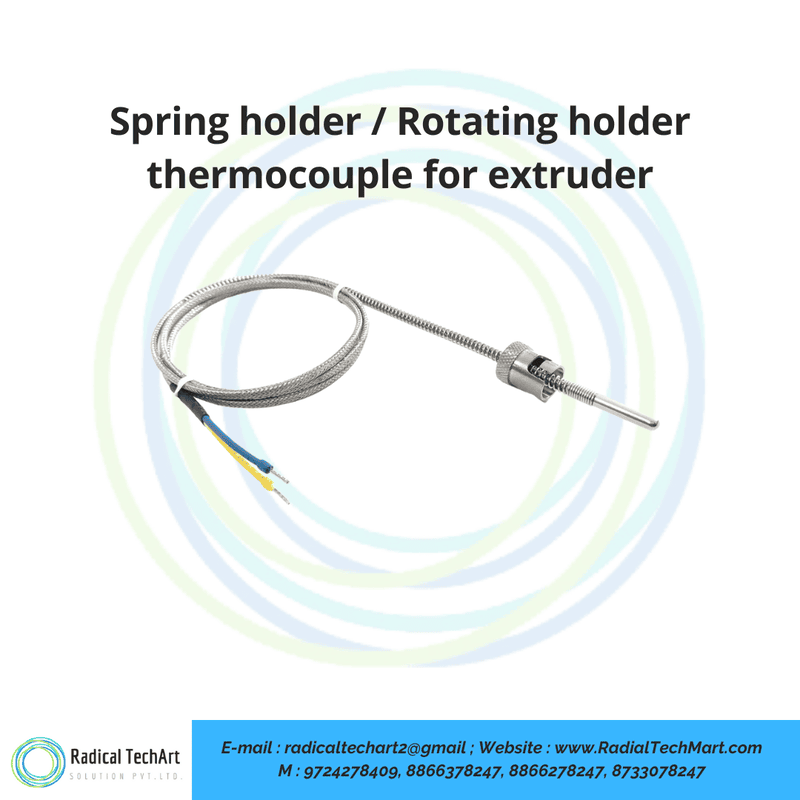 Spring holder / Rotating holder thermocouple for extruder