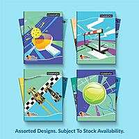 Classmate | Notebooks | Page: 172 | Size: 240 X 180 | Ruling: Maths Unruled | Binding: Center Stapled | Pack of 12| Item Code: 2001041
