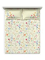Bloomie Sweet Cream Primary Double Bed Sheet Set