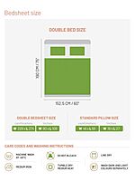 Bloomie Sweet Cream Primary Double Bed Sheet Set