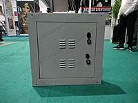 Small square MS GI outdoor LED cabinet 640 x 640 mm, 320 x 160 modules, back service – Lumina