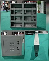 Small square MS GI outdoor LED cabinet 640 x 640 mm, 320 x 160 modules, back service – Lumina