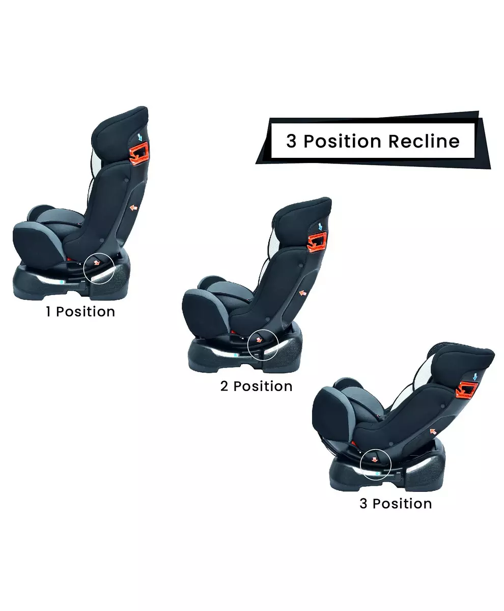 R for Rabbit - Jack N Jill Grand - Car Seat -Black Multi