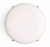 Bristol Upholstered Metal Legs Pouff