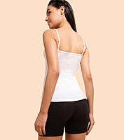 Enamor Scoop Neck Regular Length Camisole For Women - Slim Fit, Soft Stretch Cotton E001