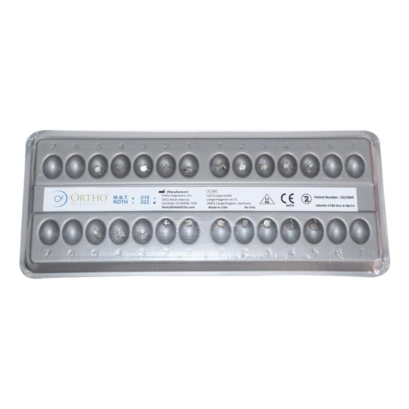 Ortho Organizer Metal Bracket Kit MBT 0.022 | Mini Twin Orthodontic