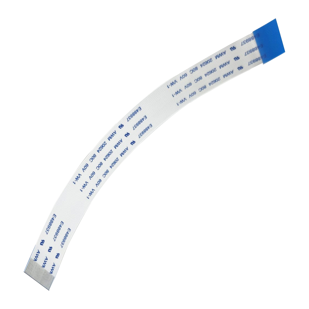 24 Pin 0.5mm Pitch 120mm Reverse Side Connection FFC Ribbon Flexible Flat Cable