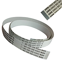 24 Pin 0.5mm Pitch 770mm Same Side Connection Head Cable For Office Jet 7110