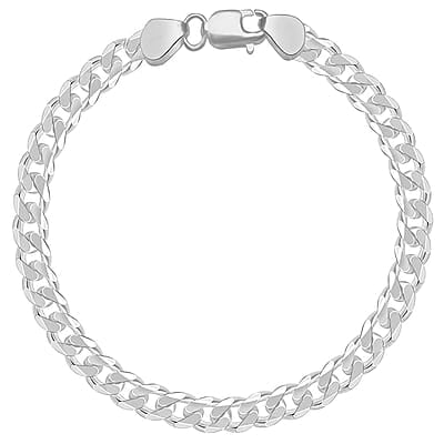925 Sterling Silver Bracelet | Gift for Men and Boys 36g