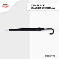 25*12 Zed Black Classic Umbrella (6pcs Pack) 25*12 Zed Black Classic Umbrella (6pcs Pack)