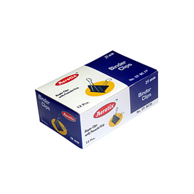 Aerotix binder clips 25 mm
