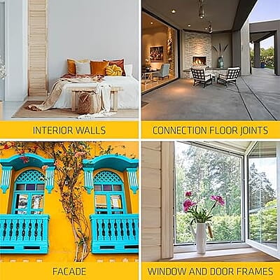 SIKA – Multipurpose sealant – Sikaflex 127 – Seals cracks and gaps –Interior/exterior use – Hybrid polyurethane-based – Easy apply – 600 ml –White