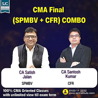 CMA Final Group 4 (SPMBV + CFR) Combo By CA Satish Jalan, CA Santosh Kumar