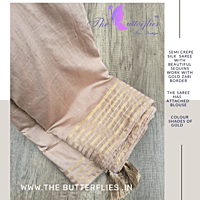 SEMI CREPE SILK SAREE DVFSCRE22876