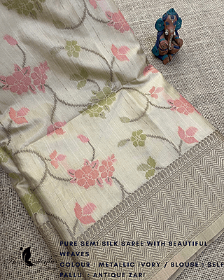 PURE SEMI SILK SAREE PFLSSIL25048