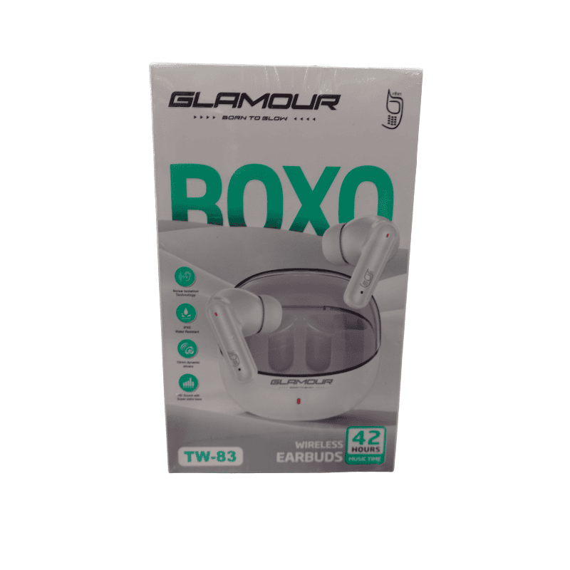ZigDeal Glamour Boxo TW 83 Wireless Earbuds – Bluetooth | Clear Sound | Compact Design