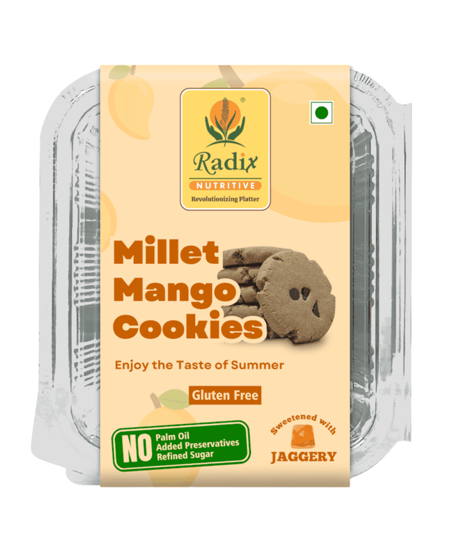 Millet Mango Cookies - 200 g | Gluten Free
