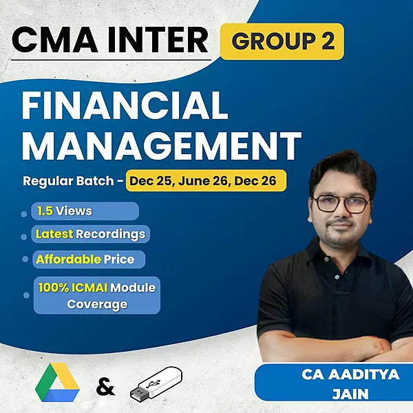 CMA Inter Financial Management (Group 2) By CA Aaditya Jain
