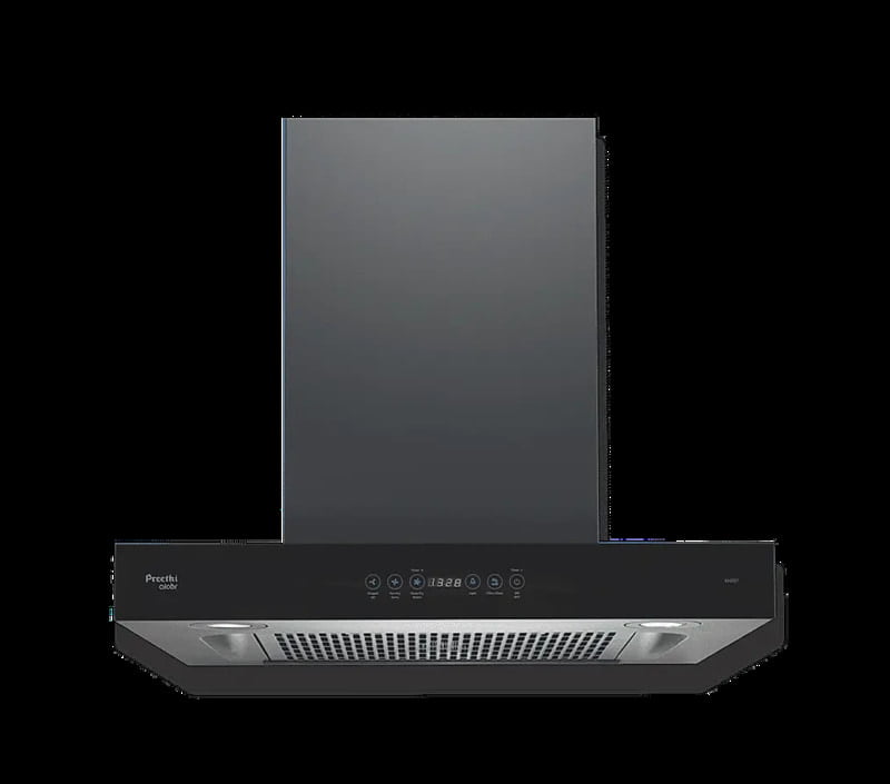 Preethi Alcor KH 207, 3 Speed Chimney with 1200 m3/hr Suction, 60cm , 130 W, 1x Groove Filter