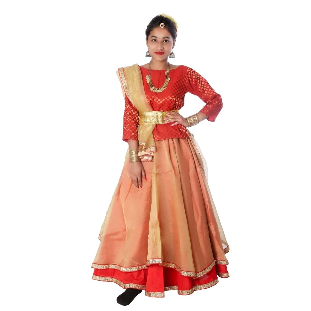 Kathak Dance Fancy Dress Costume Kathak Dance Fancy Dress Costume