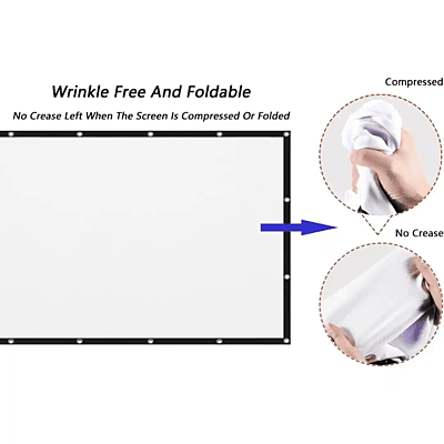 Tonzo Fabric 16:9 Projector Screen (100 Inch) Tonzo Fabric 16:9 Projector Screen (100 Inch)