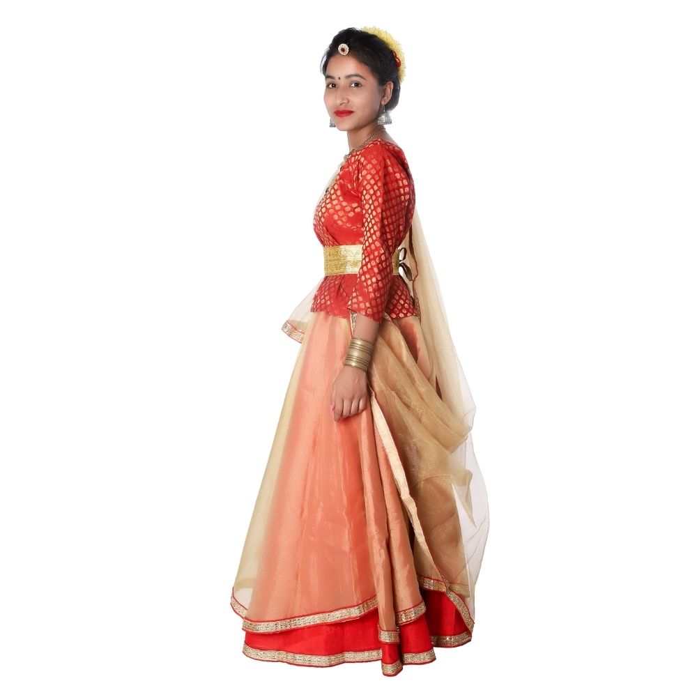 Kathak Dance Fancy Dress Costume Kathak Dance Fancy Dress Costume